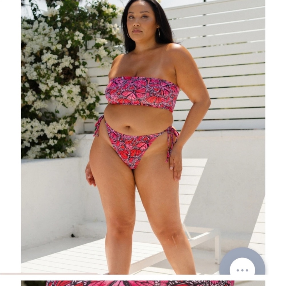 Toluca swim papillon (pink)